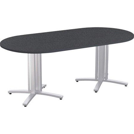 Special-T Table, Racetrack, 2Legs, 42inx84inx29in, BK SCTS4XCTR4284GN